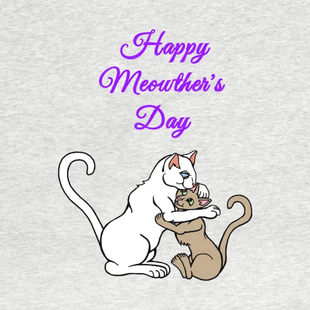 Happy Meowther's Day Cats by Art by Deborah Camp